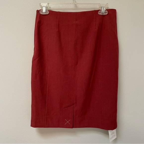 MM Lafleur The Noho Skirt in Brick Red - Picture 6 of 9